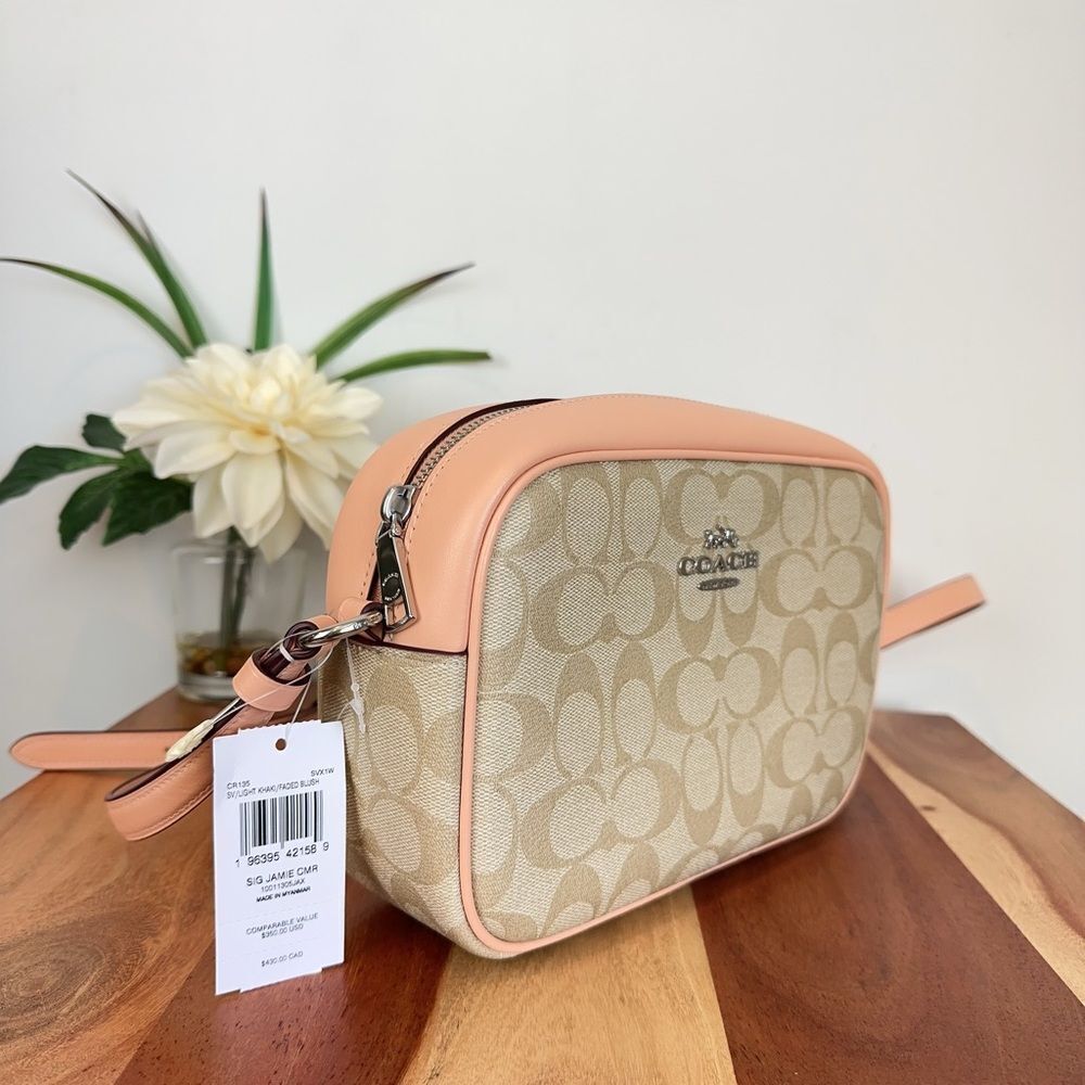 NWT Coach Jamie Camera‎ Bag In Signature Canvas - Picture 2 of 7